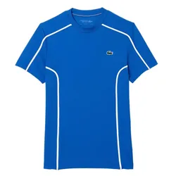 Áo Thun Nam Lacoste Ultra Dry Piqué Tennis TH7545 IXW T-Shirt Màu Xanh Dương Size 3