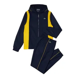 Bộ Quần Áo Gió Nam Lacoste Sport Colorblock Lightweight Tracksuit Màu Xanh Navy Size 4