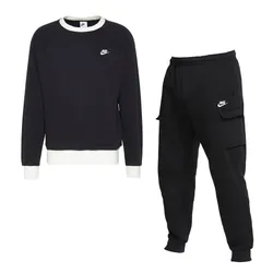 Bộ Thể Thao Nam Nike Sportswear Club Màu Đen Size M