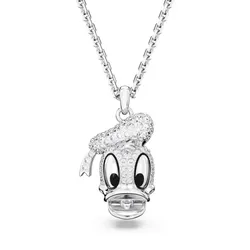 Dây Chuyền Swarovski 5668775 Disney Donald Duck Pendant White, Rhodium Plated Màu Bạc