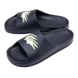 Dép Lacoste Croco Evo Serve Slide 2.0 45CMA0005 J18 Màu Xanh Navy Size 7