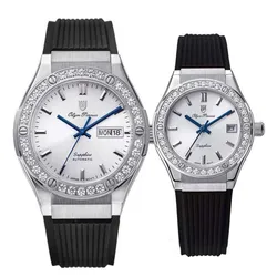 Đồng Hồ Đôi Olym Pianus Watch OP990-45DLS-GL-TD Và OP990-45ADGS-GL-T Màu Đen 
