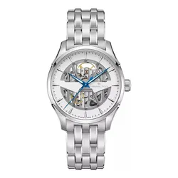 Đồng Hồ Nam Hamilton Jazzmaster Skeleton Spiky-H Watch H42535110 Màu Bạc