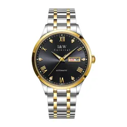 Đồng Hồ Nam I&W Carnival Automatic IW679G-DT (IW679G3) Màu Bạc Phối Vàng