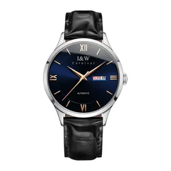 Đồng Hồ Nam I&W Carnival Automatic Watch IW510G-DD (IW510G2) Màu Đen Bạc
