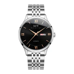 Đồng Hồ Nam I&W Carnival Automatic Watch IW510G-DT (IW510G10) Màu Bạc Phối Đen
