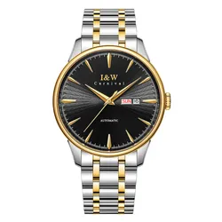 Đồng Hồ Nam I&W Carnival Automatic Watch IW519G-DT (IW519G11) Màu Bạc/Gold Mặt Đen