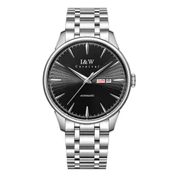 Đồng Hồ Nam I&W Carnival Automatic Watch IW519G-DT (IW519G14) Màu Bạc/Đen