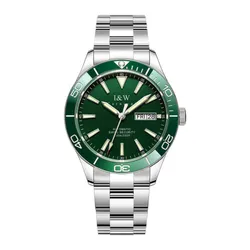Đồng Hồ Nam I&W Carnival Automatic Watch IW533G-DT (IW533G17) Màu Bạc Phối Xanh Lá