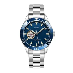 Đồng Hồ Nam I&W Carnival Automatic Watch IW542G-DT (IW542G10) Màu Bạc Phối Xanh Dương