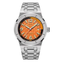 Đồng Hồ Nam I&W Carnival Automatic Watch IW618G-DT (IW618G19) Màu Bạc/Cam