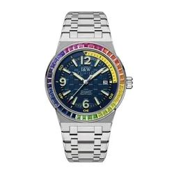 Đồng Hồ Nam I&W Carnival Automatic Watch IW661G-DT (IW661G5) Màu Bạc Phối Xanh Navy