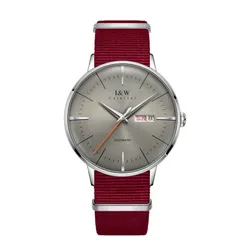 Đồng Hồ Nam I&W Carnival IW506G-DV (IW506G3) Automatic Màu Xám Đỏ