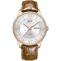 Đồng Hồ Nam I&W Carnival IW515G-DD (IW515G2) Automatic Màu Bạc Nâu