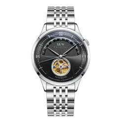 Đồng Hồ Nam I&W Carnival IW525G-DT (IW525G12)  Automatic Màu Đen Bạc