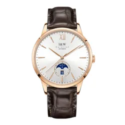 Đồng Hồ Nam I&W Carnival IW527G-DD (IW527G1)  Automatic Màu Nâu Trắng
