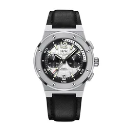 Đồng Hồ Nam I&W Carnival IW605G-DD (IW605G6)  Quartz Màu Đen Bạc