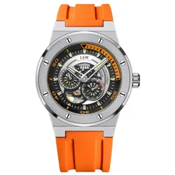 Đồng Hồ Nam I&W Carnival IW619G-DS (IW619G6) Automatic Màu Bạc Cam
