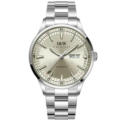 Đồng Hồ Nam I&W Carnival IW622G-DT (IW622G3) Automatic Màu Vàng Bạc
