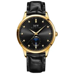 Đồng Hồ Nam I&W Carnival IW625G-DD (IW625G11) Automatic Màu Đen Vàng