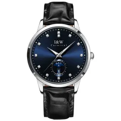 Đồng Hồ Nam I&W Carnival IW625G-DD (IW625G13) Automatic Màu Xanh Đen