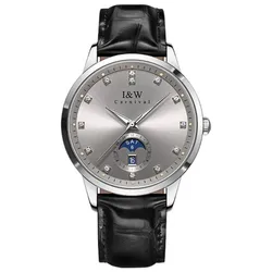 Đồng Hồ Nam I&W Carnival IW625G-DD (IW625G15) Automatic Màu Xám Đen