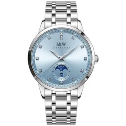Đồng Hồ Nam I&W Carnival IW625G-DT (IW625G8) Automatic Màu Bạc Xanh