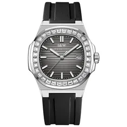 Đồng Hồ Nam I&W Carnival IW721G-DS (IW721G9)  Automatic Màu Đen Bạc