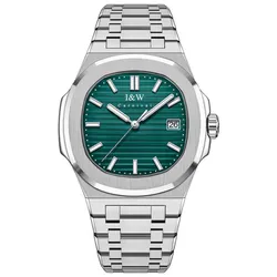Đồng Hồ Nam I&W Carnival  IW721GT-DT (IW721GT23)  Automatic Màu Xanh Bạc