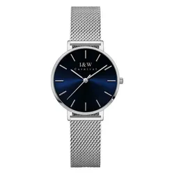 Đồng Hồ Nữ I&W Carnival Watch IW8793L-DT (IW8793L12) Màu Xanh Bạc
