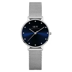 Đồng Hồ Nữ I&W Carnival Watch IW8793L-DT (IW8793L24) Màu Xanh Bạc