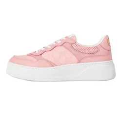 Giày Sneaker Nữ Gucci Pink 50mm Chunky B Leather 700775 AAB3I 5863 Màu Hồng Size 35.5