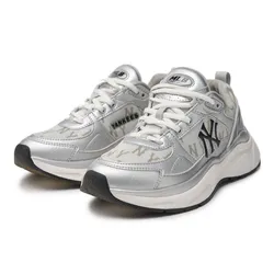 Giày Thể Thao MLB Fastball Classic Monogram New York Yankees 3ARNFSB4N-50SIS Màu Bạc Size 230