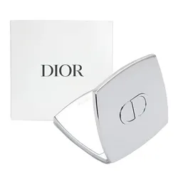 Gương Trang Điểm Dior Beaute Beauty Makeup Compact Mirror Màu Bạc