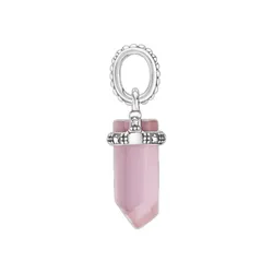 Hạt Vòng Charm Pandora Pink Amulet Pendant Charm 399185C02 Màu Hồng