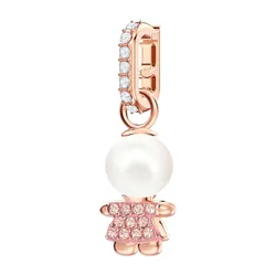 Hạt Vòng Charm Swarovski Remix Collection Girl Charm 5468570 Pink Màu Vàng Hồng