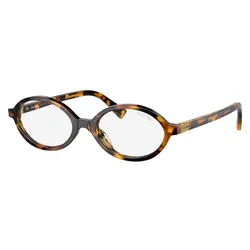 Kính Mắt Cận Nữ Miu Miu Eyeglasses 0MU04ZS VAU08N Màu Nâu Havana
