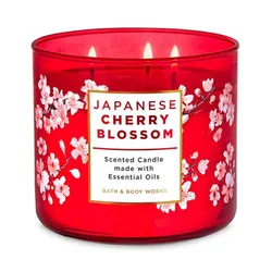 Nến Thơm 3 Bấc Bath & Body Works Japanese Cherry Blossom 411g