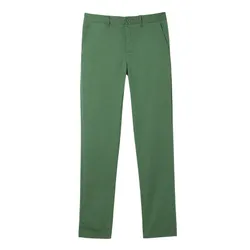Quần Dài Nam Lacoste Classic Slim Fit Stretch Cotton Trousers HH2661 KX5 Màu Xanh Lá Size 30