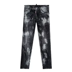 Quần Jean Dsquared2 Black Τide Skater Fit S71LB1283 S30357 900 Màu Đen Size 50