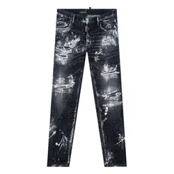Quần Jean Nam Dsquared2 Black Denim Wash Super Twinky Fit S74LB1324S30503 900 Màu Đen Size 50
