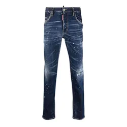 Quần Jean Nam Dsquared2 Blue Denim Wash Skater Fit S74LB1274 S30342 470 Màu Xanh Size 48