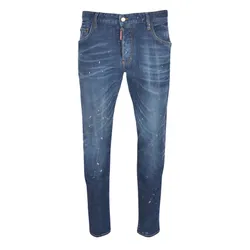 Quần Jean Nam Dsquared2 Wash Skater Fit S71LB1412 S30872 470N Màu Xanh Đậm Size 44