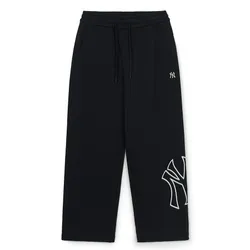 Quần Nỉ MLB Basic Mega Logo New York Yankees Pants 3APTB0344-50BKS Màu Đen