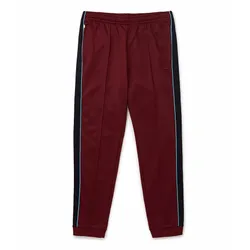 Quần Nỉ Nam Lacoste Paris Regular Fit Colorblock Sweatpants XH1176 YUP Màu Đỏ Mận Size S