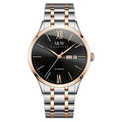 Đồng Hồ Nam I&W Carnival IW529G-DT Automatic (IW529G10) Màu Bạc Đen