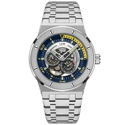 Đồng Hồ Nam I&W Carnival IW619G-DT (IW619G7) Automatic Màu Bạc Xanh