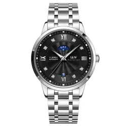 Đồng Hồ Nam I&W Carnival IW623G-DT (IW623G5) Automatic Màu Đen Bạc