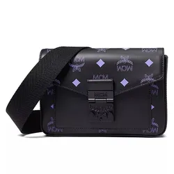 Túi Đeo Chéo Nữ MCM Color Splash Logo Crossbody MMRBASX05 U4 Màu Đen