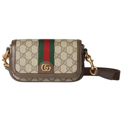 Túi Đeo Vai Gucci Ophidia Super Mini Shoulder Bag 795466 FABIA 9741 Màu Nâu Be